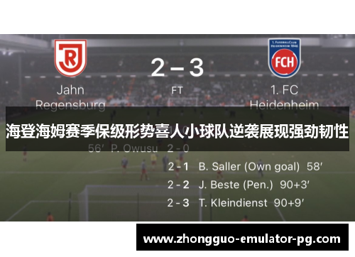 海登海姆赛季保级形势喜人小球队逆袭展现强劲韧性